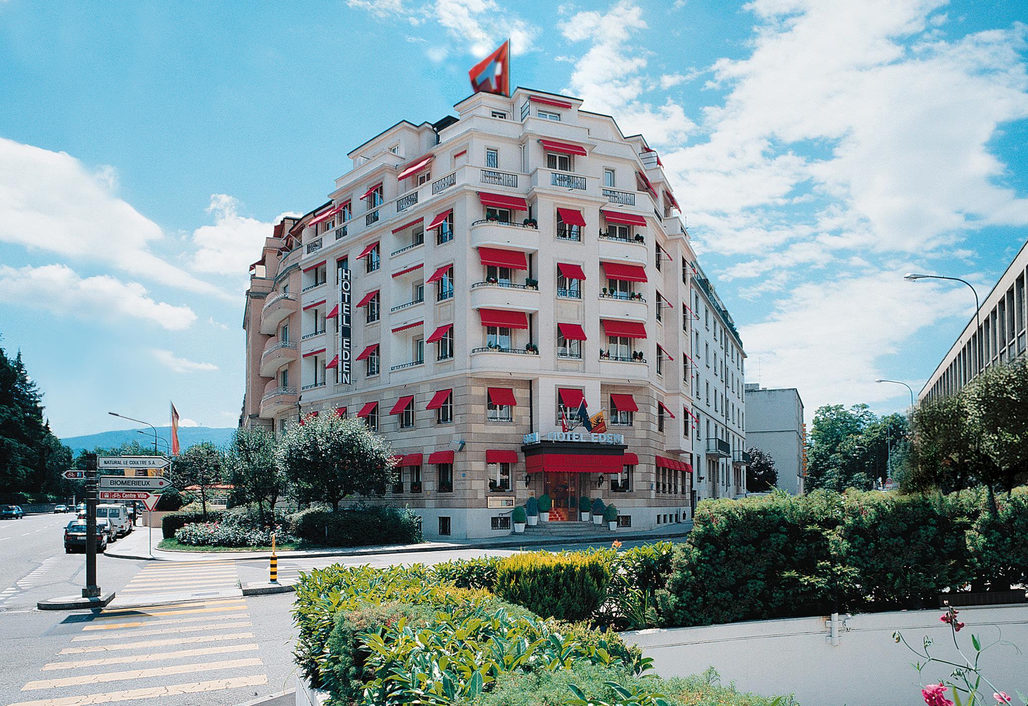 Hotel Eden Женева Экстерьер фото
