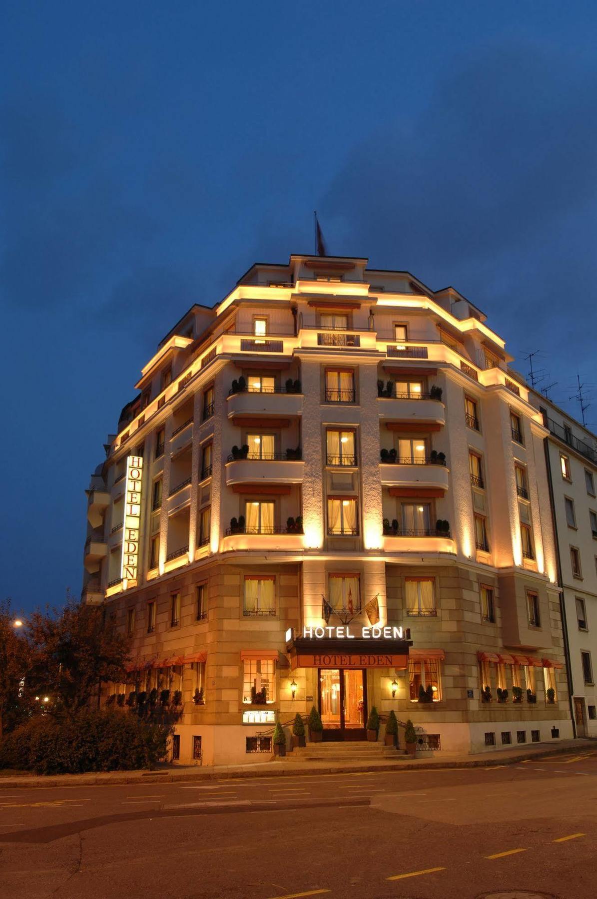 Hotel Eden Женева Экстерьер фото